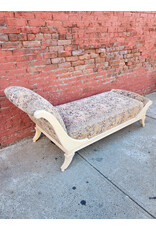 Vintage Tapestry Design Upholstered Chaise Lounge