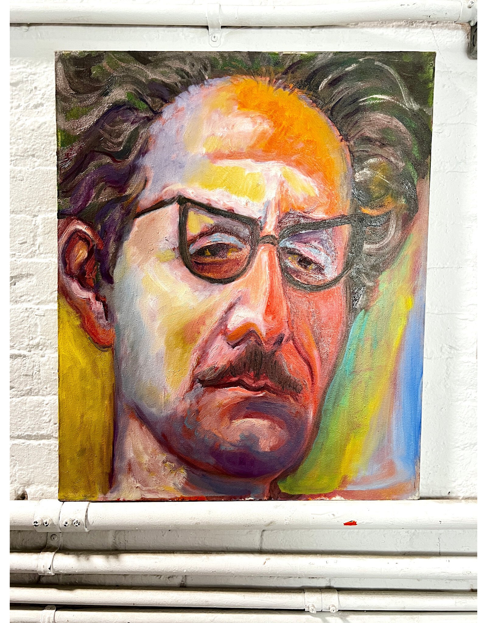 Portrait, oil on canvas