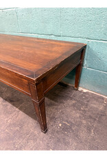 Rectangular Campaign Style Coffee Table with 1 Drawer