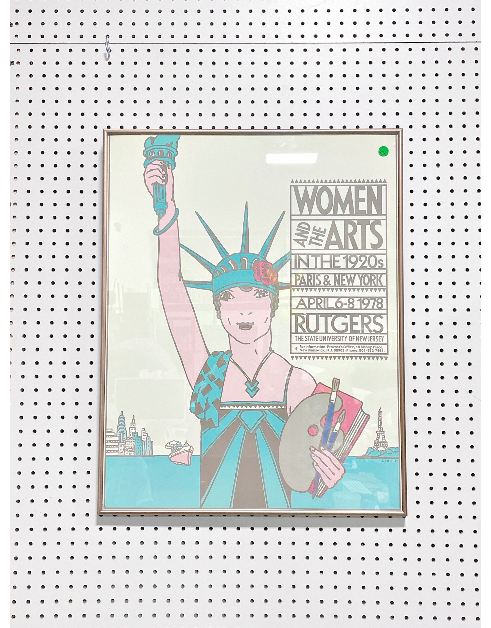 Women and the Arts in the 1920s Paris & New York, Framed Poster