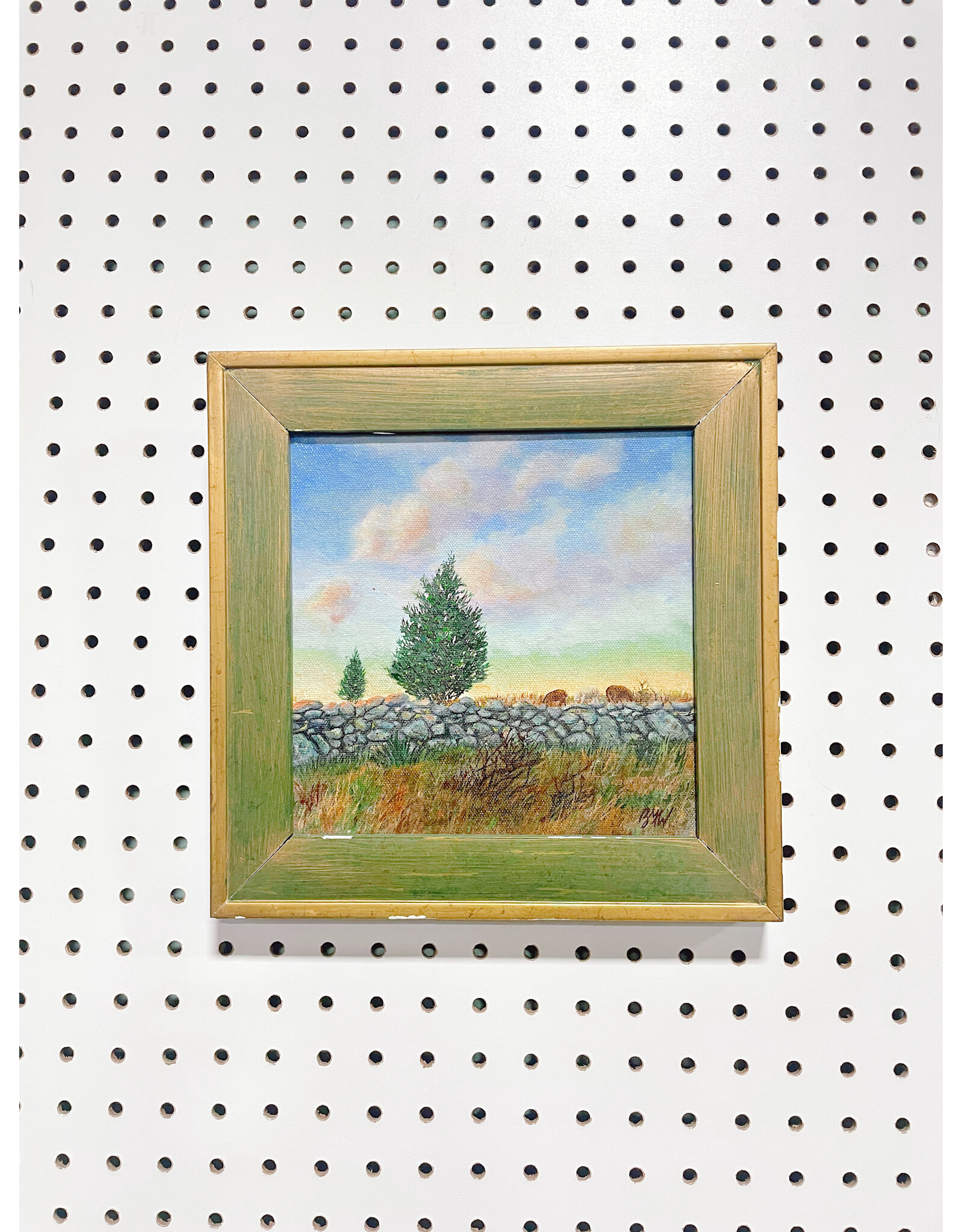 Allen Farm - Evening By Betty M.W., Framed Painting