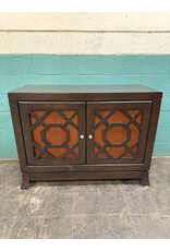 Brown Wood 2-Door Cabinet