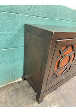 Brown Wood 2-Door Cabinet