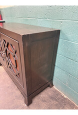 Brown Wood 2-Door Cabinet