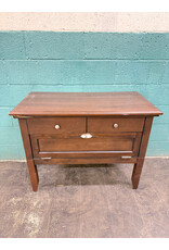 Brown Wood 3-Drawer Storage