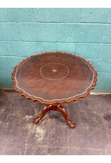 Pie Crust Wood Lamp Table