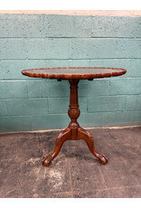 Pie Crust Wood Lamp Table