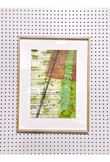 Botanical Back Bone, Framed Mixed Medium