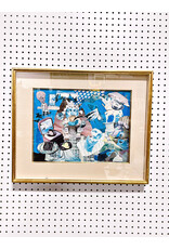 Monday Mayhem: Blue Era, Framed Collage