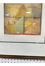 Aquatint, L'arche des Elements by Rene Carcan