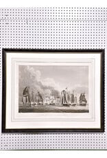 The Battle of Lake Erie, Framed Engraving (No Glass)