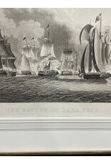 The Battle of Lake Erie, Framed Engraving (No Glass)