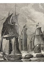 The Battle of Lake Erie, Framed Engraving (No Glass)