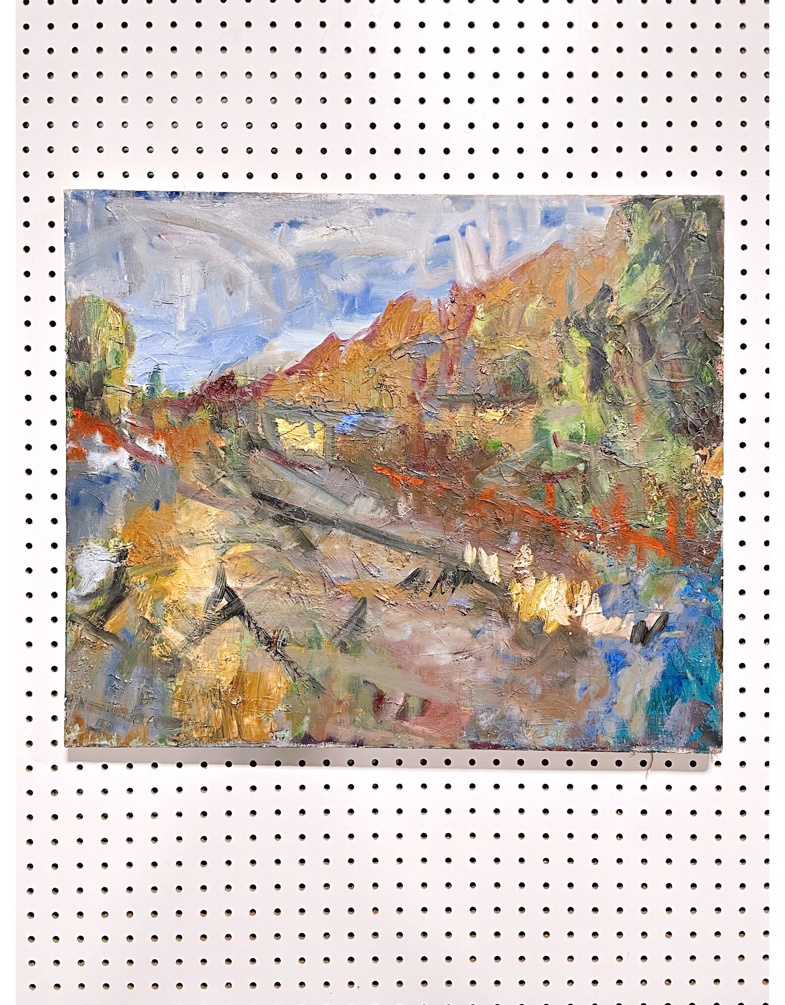 Autumn Morning Walks, Painting on Canvas