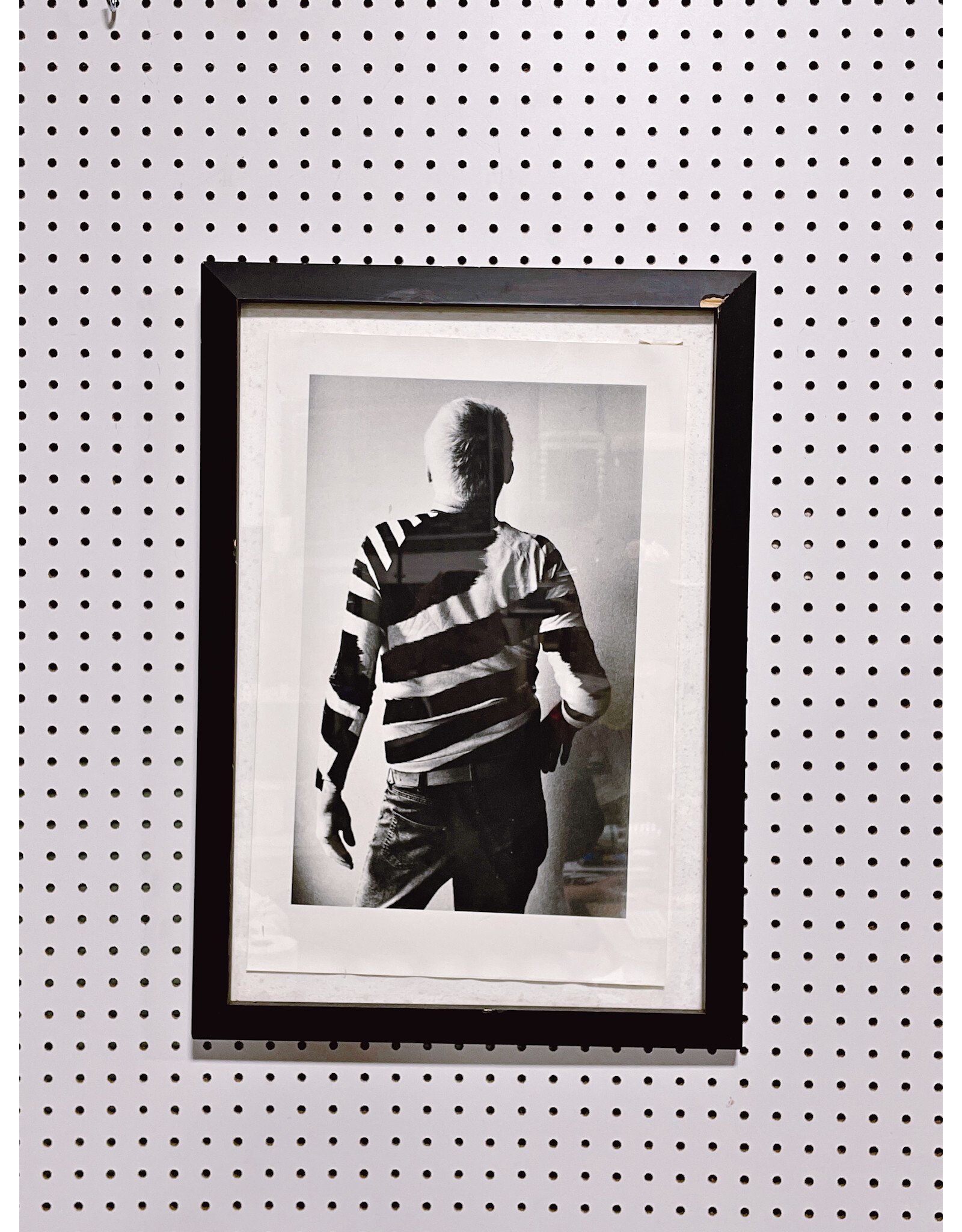 Strike The Pose, Black and White Framed Photograph