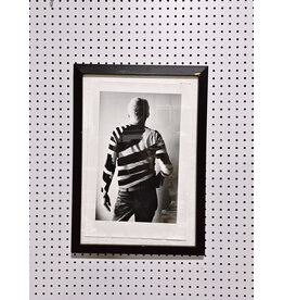 Strike The Pose, Black and White Framed Photograph