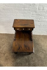 Ethan Allen Pine Old Tavern Two Drawer End Table