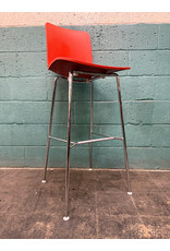 Vitra Hal Re High Stool in Red