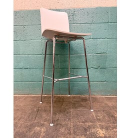Vitra Hal Re High Stool in White