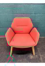 Davis Ginkgo Lounge Chair, Orange