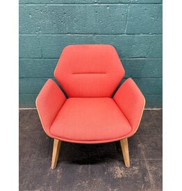 Davis Ginkgo Lounge Chair, Orange