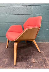 Davis Ginkgo Lounge Chair, Orange