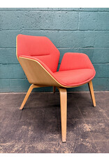 Davis Ginkgo Lounge Chair, Orange