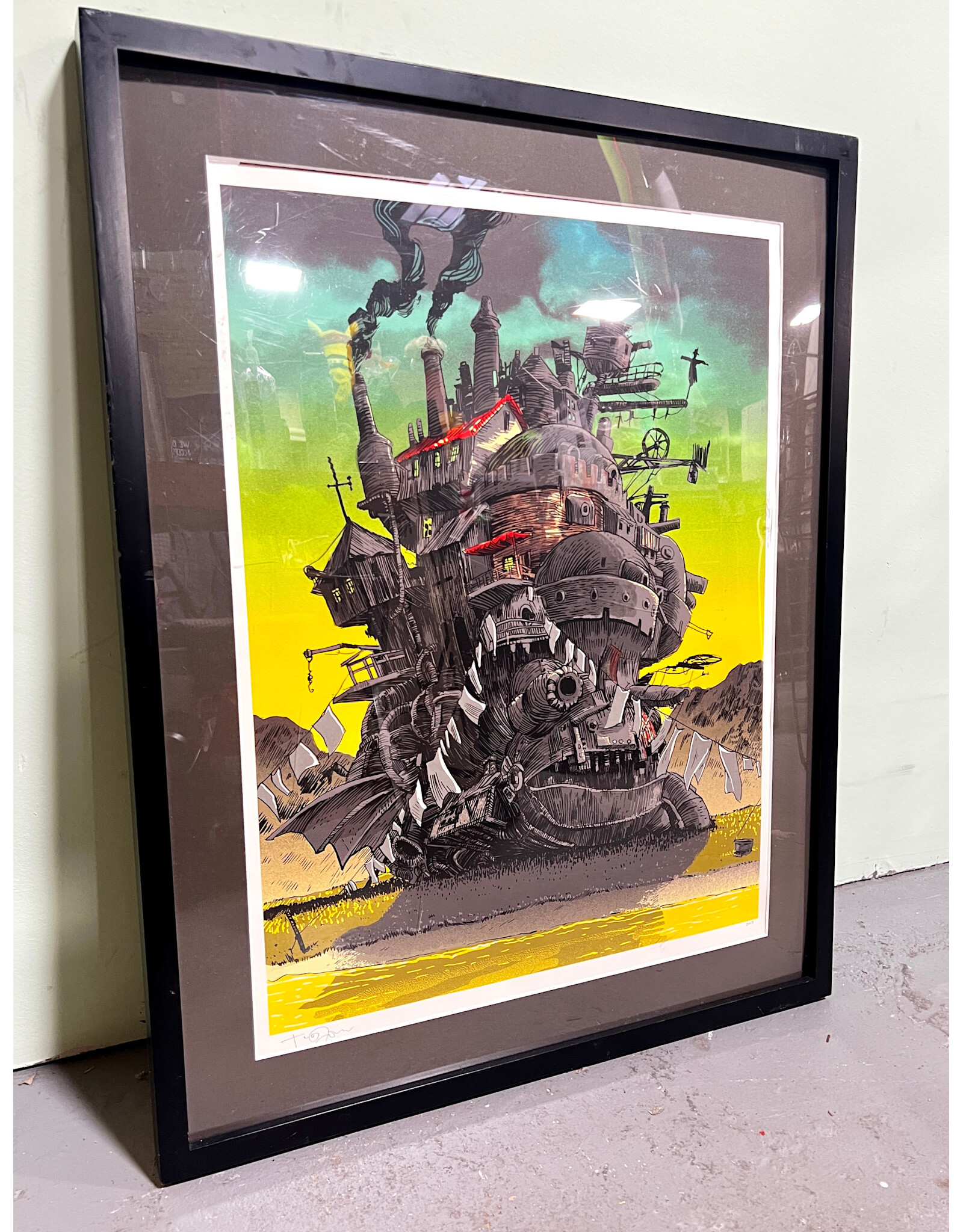 May All Your Bacon Burn, framed print, sgnd Tim Doyle, 2017