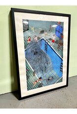Pool, framed print by Valeriya Volkova