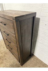 Rustic Brown 5-Drawer Dresser