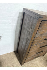 Rustic Brown 5-Drawer Dresser
