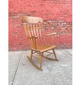 Wooden Spindle Back Rocking Chair