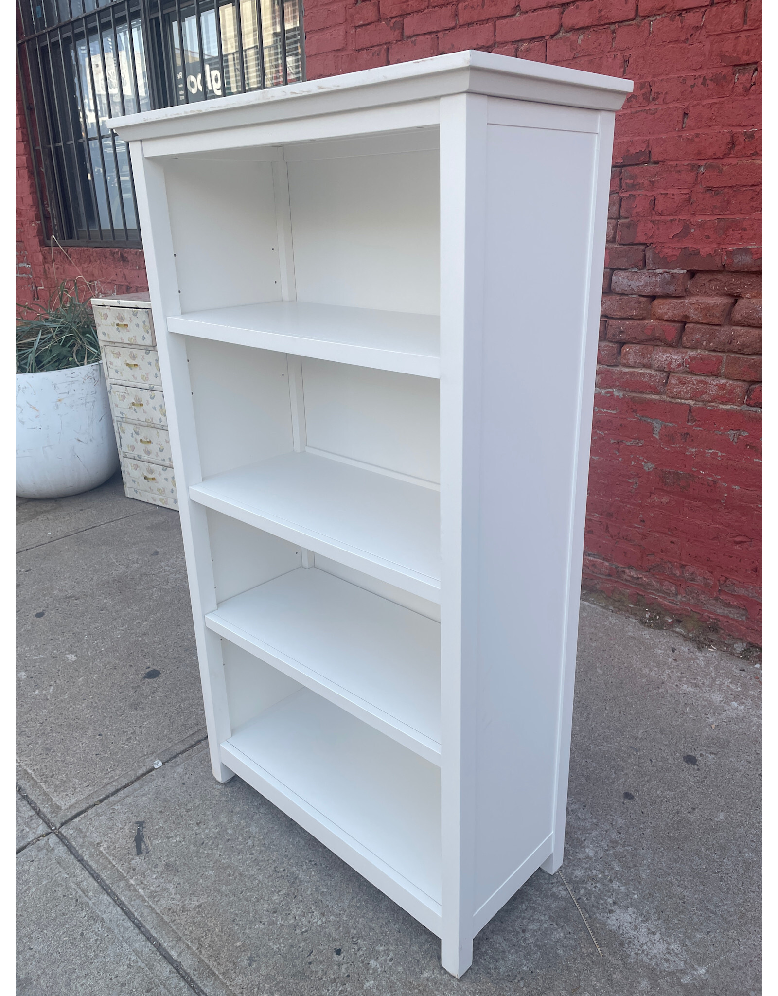 White 4-Shelf Book Shelf