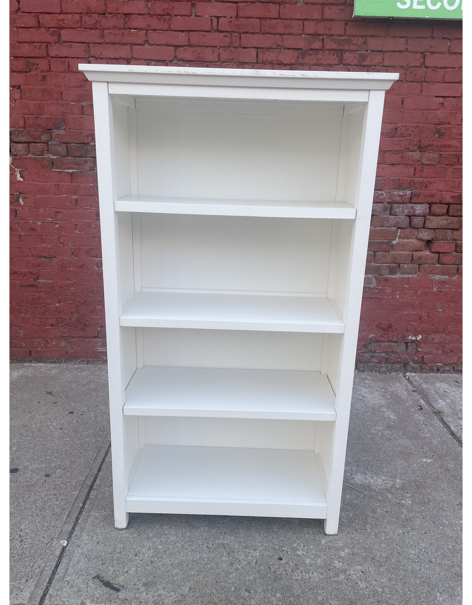White 4-Shelf Book Shelf