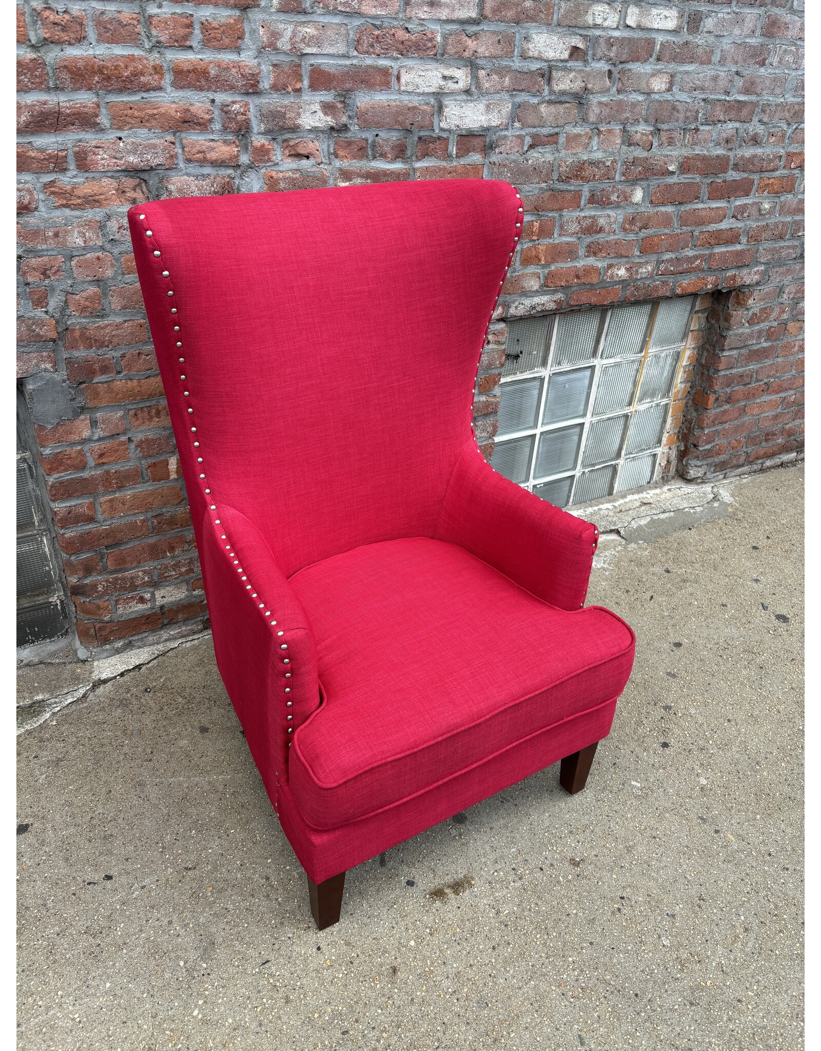 Elements International Cody Red Accent Chair