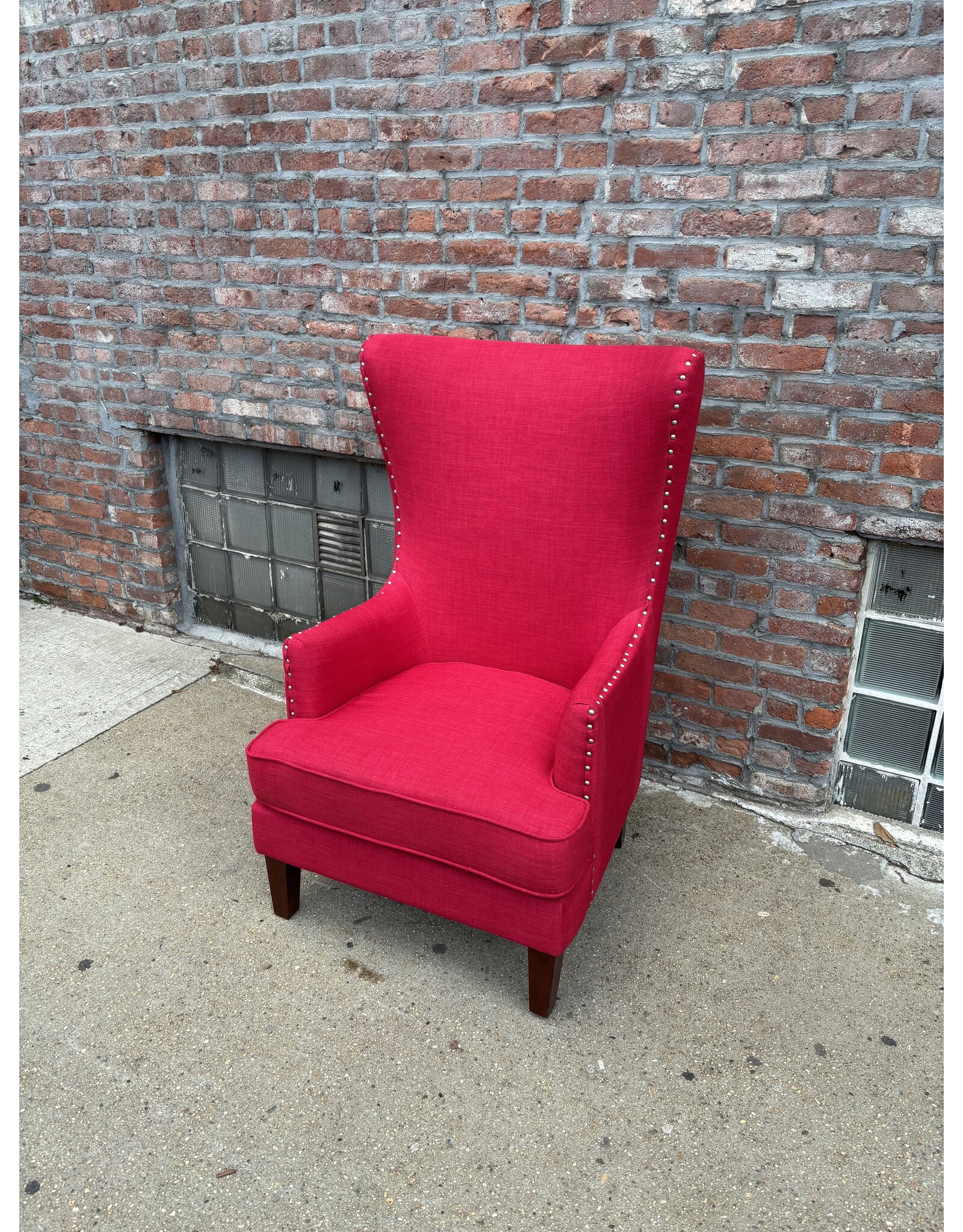 Elements International Cody Red Accent Chair