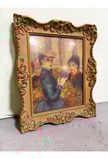 Lady at Flower Market by Huldah Cherry Jeffe, framed print