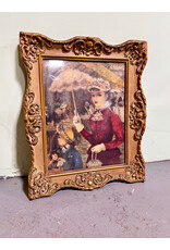 Cafe Promenade by Huldah Cherry Jeffe, framed print