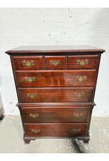 Chippendale Style 5-Drawer Wood Chest of Drawers