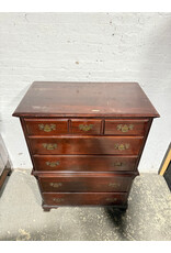 Chippendale Style 5-Drawer Wood Chest of Drawers