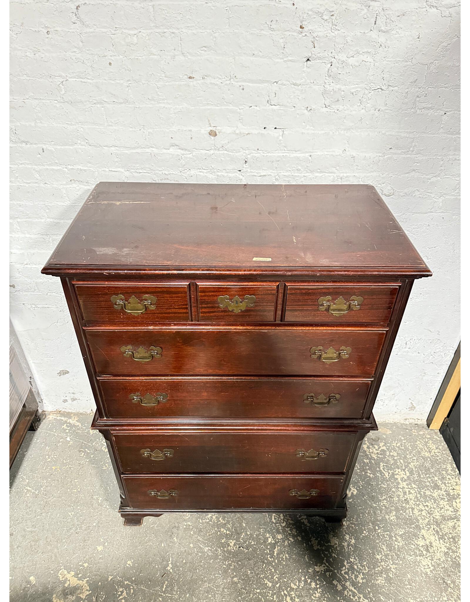 Chippendale Style 5-Drawer Wood Chest of Drawers