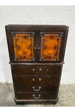 George III Period Mahogany 7-Drawer Wood Chest of Drawers