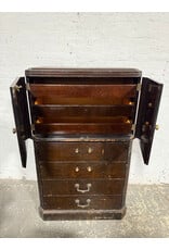 George III Period Mahogany 7-Drawer Wood Chest of Drawers