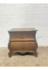 Baker Furniture Louis XV French Provincial 28 Bombe Nightstand