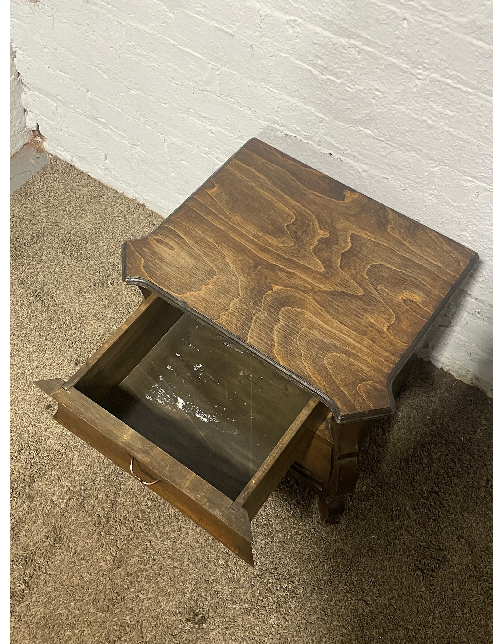 Baker Furniture Louis XV French Provincial 28 Bombe Nightstand