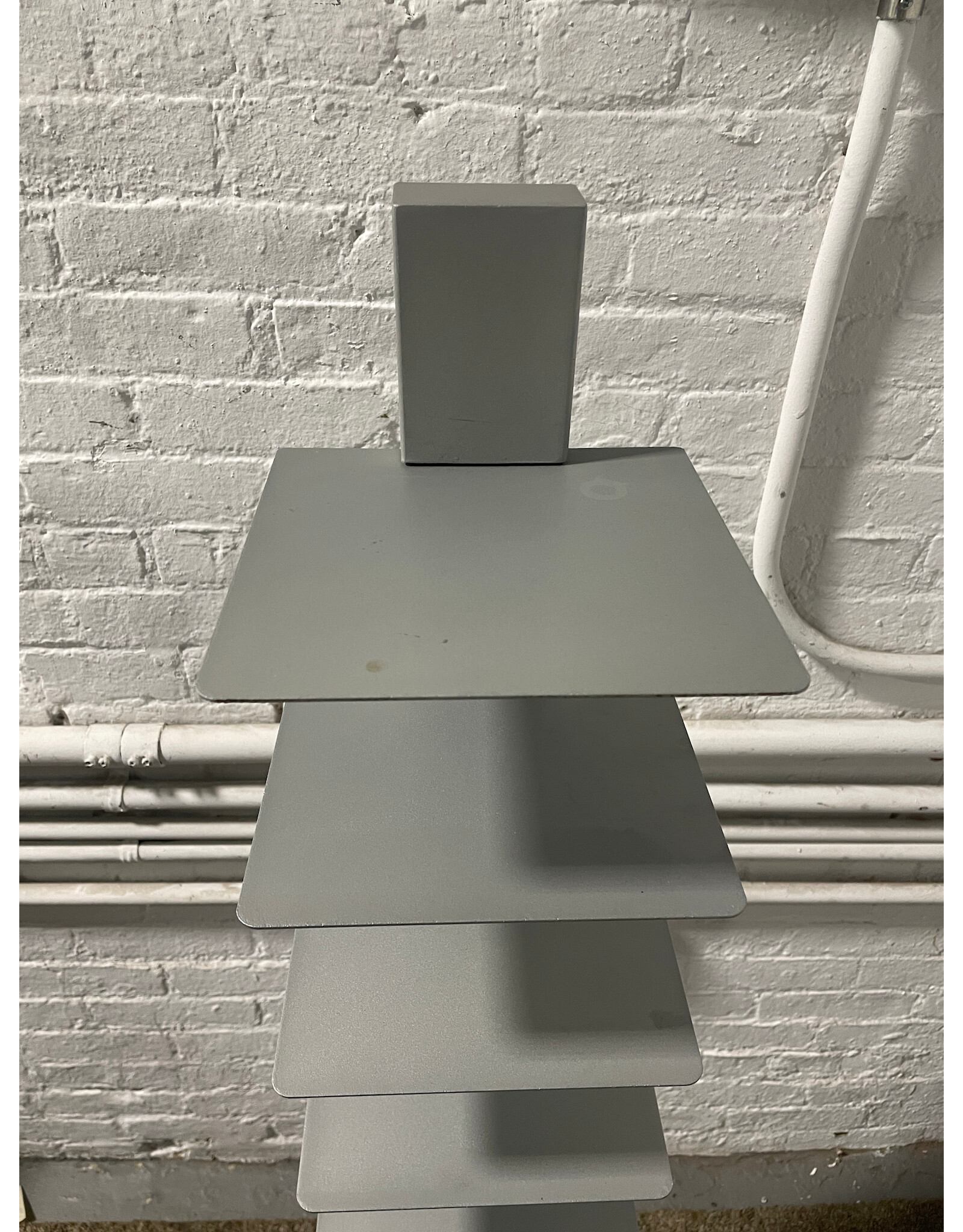 55"H Spine Grey BookCase