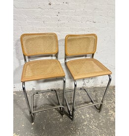 Italian Marcel Breuer Cesca Style Bar Stool