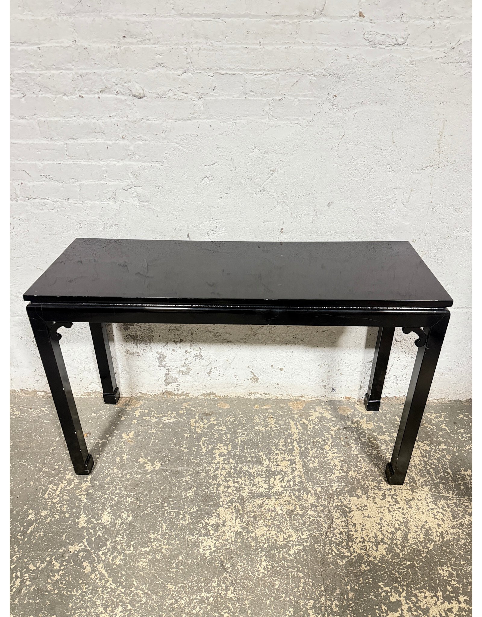 Chinese Black Console Table