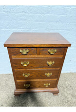 Vintage Chippendale Style Wooden 5-drawer Mini Dresser