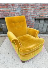 Mustard Yellow Modern Lounge Chair